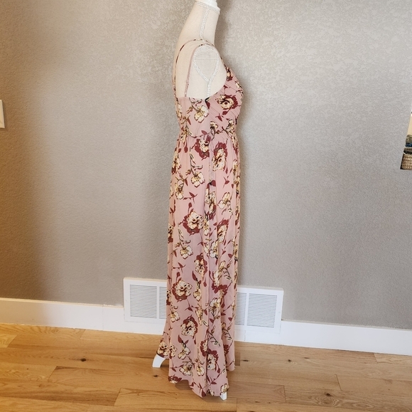 Milk & Honey maxi floral dress size Small New - Picture 5 of 10